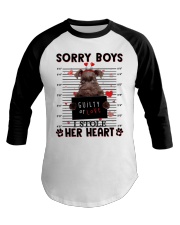 Stole - CHOCOLATE Miniature Schnauzer Baseball Tee tile