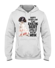 Father Day - English Springer Spaniel Hooded Sweatshirt tile
