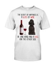 Happiness - BLACK Miniature Poodle Premium Fit Mens Tee tile