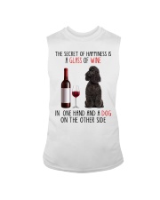 Happiness - BLACK Miniature Poodle Sleeveless Tee tile