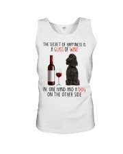Happiness - BLACK Miniature Poodle Unisex Tank tile