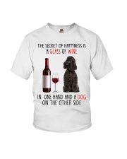 Happiness - BLACK Miniature Poodle Youth T-Shirt tile