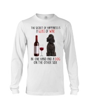Happiness - BLACK Miniature Poodle Long Sleeve Tee tile