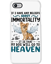 Immortality - Long-haired Tan Chihuahua Phone Case tile