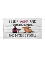 Three People - Red Dachshund Mask tile