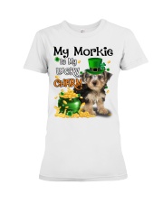 Lucky Charm - Morkie 1 Premium Fit Ladies Tee tile
