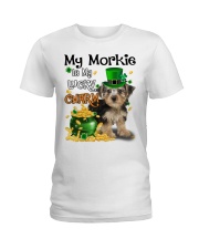Lucky Charm - Morkie 1 Ladies T-Shirt tile