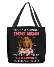 Amazing Mom - Redbone Coonhound All-Over Tote tile