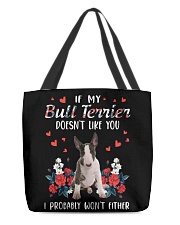 Either - Bull Terrier 1 All-Over Tote tile