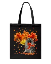 Fall Forest - GREY Keeshond Tote Bag tile
