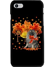 Fall Forest - GREY Keeshond Phone Case tile