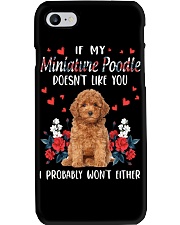 Either - RED Miniature Poodle Phone Case tile