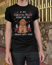 Either - RED Miniature Poodle Classic T-Shirt apparel-classic-tshirt-lifestyle-21