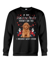 Either - RED Miniature Poodle Crewneck Sweatshirt tile