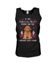 Either - RED Miniature Poodle Unisex Tank tile