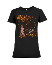 Autumn Tree - Gordon Setter Premium Fit Ladies Tee tile