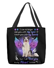 Feel You - Blue Merle Collie All-Over Tote tile