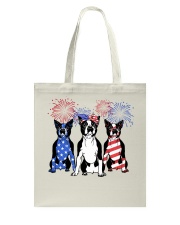 American Firework - Boston Terrier Dog Tote Bag tile