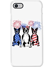 American Firework - Boston Terrier Dog Phone Case tile