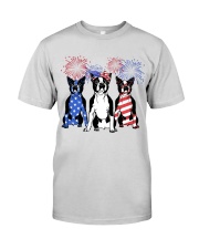 American Firework - Boston Terrier Dog Premium Fit Mens Tee tile