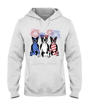 American Firework - Boston Terrier Dog Hooded Sweatshirt tile