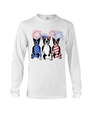 American Firework - Boston Terrier Dog Long Sleeve Tee tile