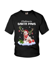 Santa Reindeer - Dogo Argentino 1 Youth T-Shirt tile