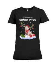 Santa Reindeer - Dogo Argentino 1 Premium Fit Ladies Tee tile