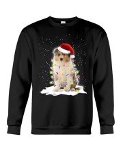 Christmas Led - Rough Collie Crewneck Sweatshirt tile
