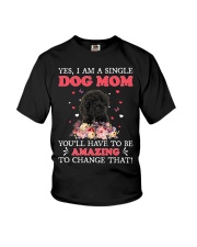 Amazing Mom - BLACK Labradoodle Youth T-Shirt tile