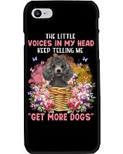 The Little - SILVER Miniature Poodle Phone Case tile