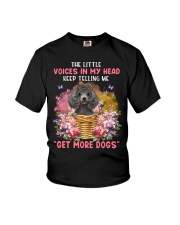 The Little - SILVER Miniature Poodle Youth T-Shirt tile