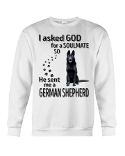 Canine Soulmate - BLACK German Shepherd Crewneck Sweatshirt tile