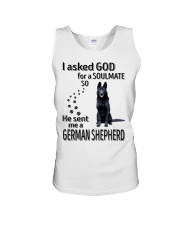 Canine Soulmate - BLACK German Shepherd Unisex Tank tile