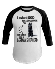 Canine Soulmate - BLACK German Shepherd Baseball Tee tile