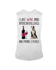 Three People - American Bulldog Sleeveless Tee tile