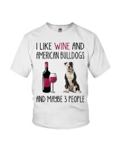 Three People - American Bulldog Youth T-Shirt tile
