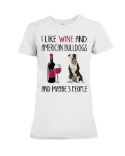 Three People - American Bulldog Premium Fit Ladies Tee tile
