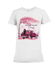 Pink Autumn - Coonhound Premium Fit Ladies Tee tile