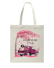 Pink Autumn - Saint Bernard Tote Bag tile