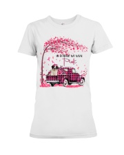 Pink Autumn - Saint Bernard Premium Fit Ladies Tee tile