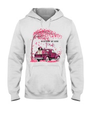 Pink Autumn - Saint Bernard Hooded Sweatshirt tile