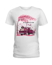 Pink Autumn - Saint Bernard Ladies T-Shirt tile