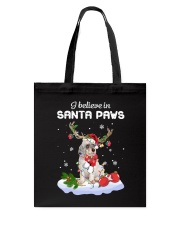 Santa Reindeer - English Setter Tote Bag tile