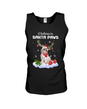 Santa Reindeer - English Setter Unisex Tank tile