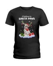 Santa Reindeer - English Setter Ladies T-Shirt tile
