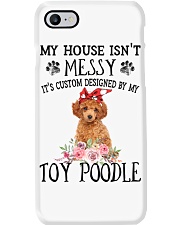 Messy - RED Toy Poodle Phone Case tile