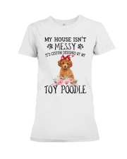 Messy - RED Toy Poodle Premium Fit Ladies Tee tile
