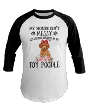 Messy - RED Toy Poodle Baseball Tee tile