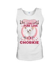 Loyalty - Chorkie Unisex Tank tile